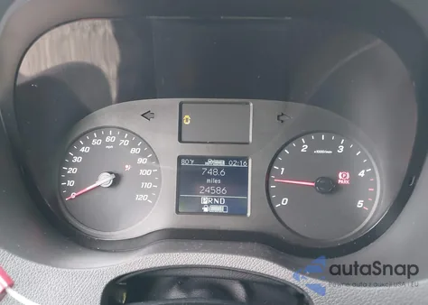 2022 Mercedes-Benz Sprinter 2500 Standard Roof V6 из США, поврежденный, VIN W1Y4EBHY5NT106518